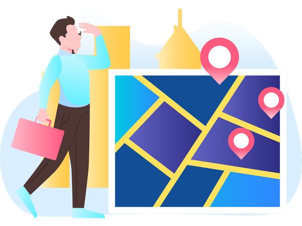 Local de viagem  Ilustração