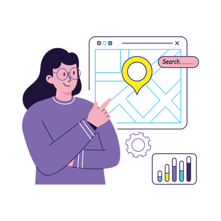 Local Seo  Illustration