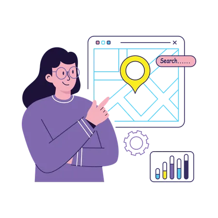 Local Seo  Illustration