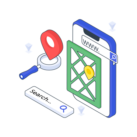 Local Seo  Illustration