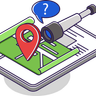 finding location illustration