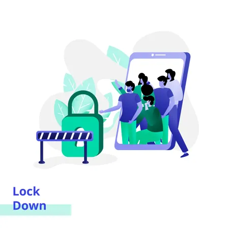 Lockdown Place  Illustration