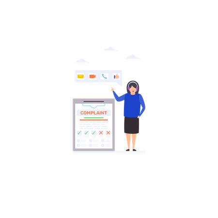 Lodge a Complaint  Illustration