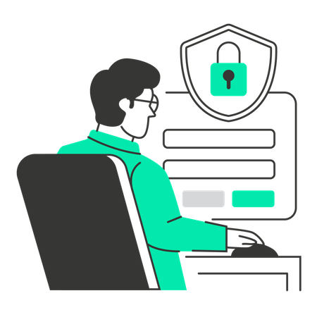 Login Access Control  Illustration