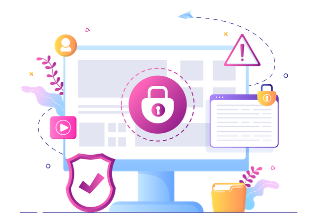 Login Access error  Illustration