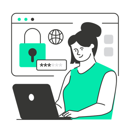 Login Protection  Illustration