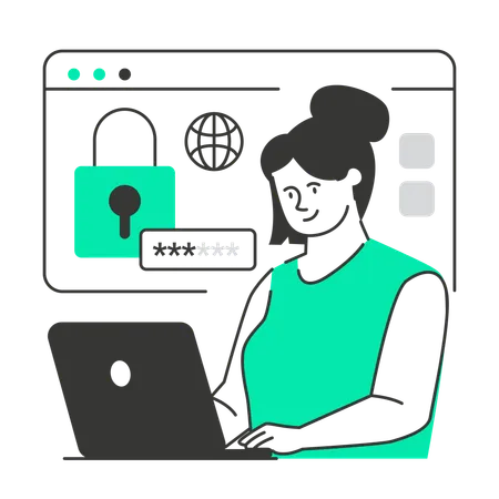 Login Protection  Illustration