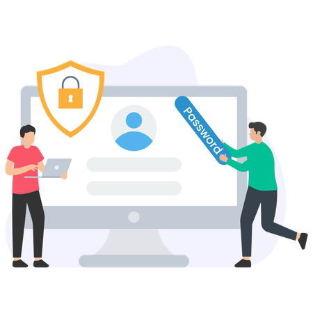 Login Protection  Illustration