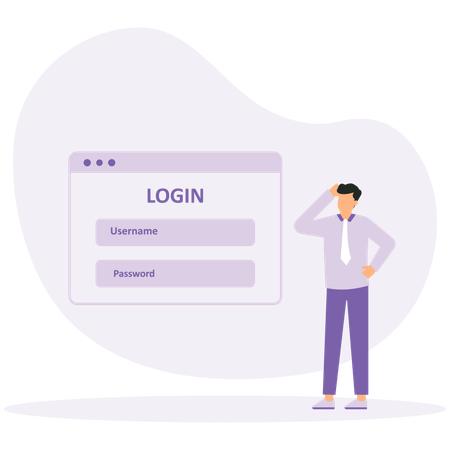 Login security  Illustration