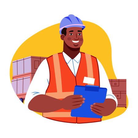 Logistic Coordinator  Illustration