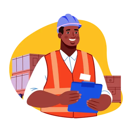 Logistic Coordinator  Illustration