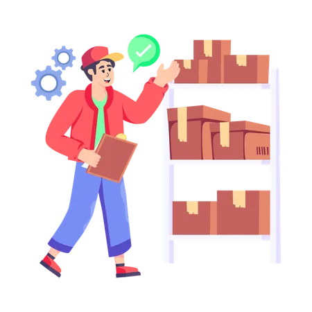 Logistic Inventory  Illustration