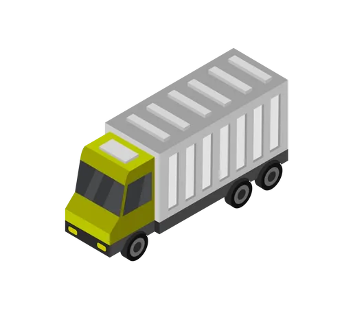 Logistic Truck Illustration