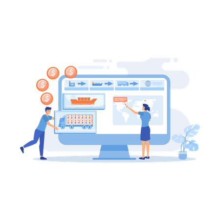 Logistics analysis  Illustration