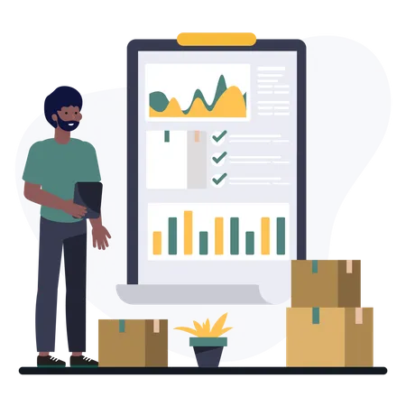 Logistics Analytics  Illustration