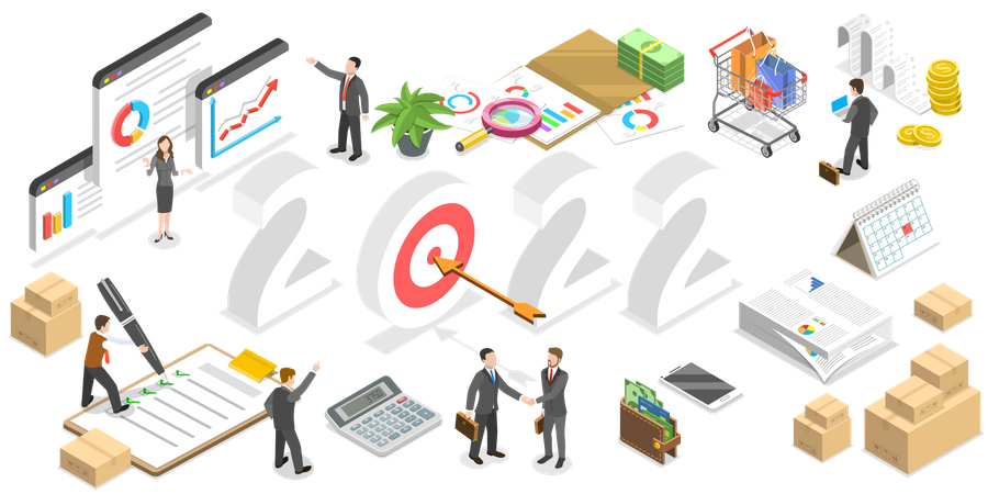 Logistics business in 2022  Illustration