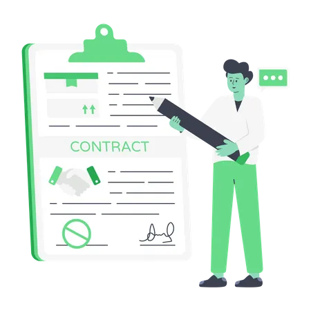 Logistics Contract  Illustration