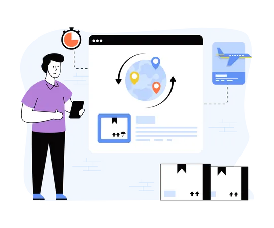 Logistics  Illustration