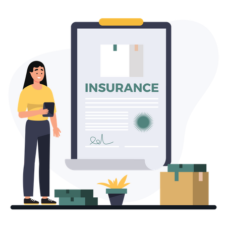 Logistics Insurance  Illustration