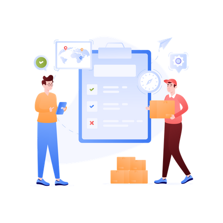 Logistics Manager  イラスト