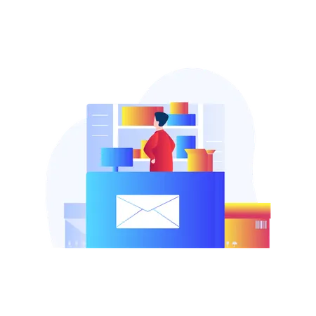 Logistics Office Vector Icon Which Can Easily Modify Or Edit Illustration
