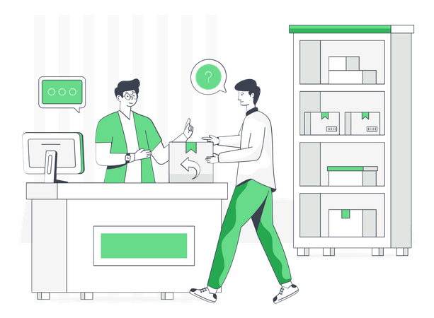 Logistics Office  Illustration