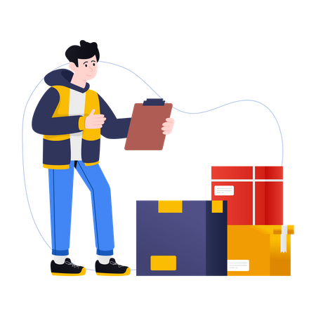 Logistics Service  Illustration