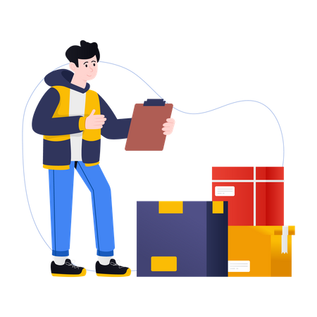 Logistics Service  イラスト