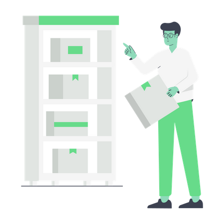 Logistics Storage  Illustration