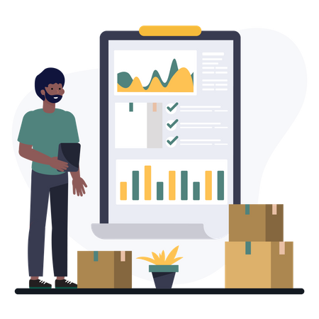 Logistikanalytik  Illustration