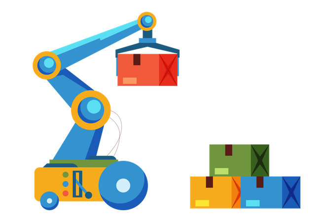 Logistik-Bot  Illustration