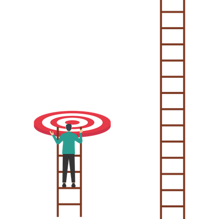 Lograr objetivos a corto plazo  Ilustración
