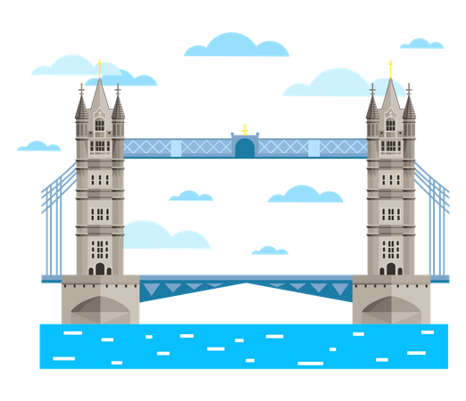 London Bridge Illustration