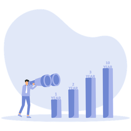 Long range planning for business success  Illustration