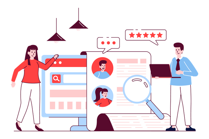 Looking for best candidate  Illustration