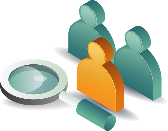 Looking for business team candidates  Illustration