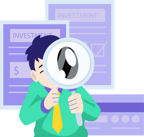 Looking for Investors  Illustration