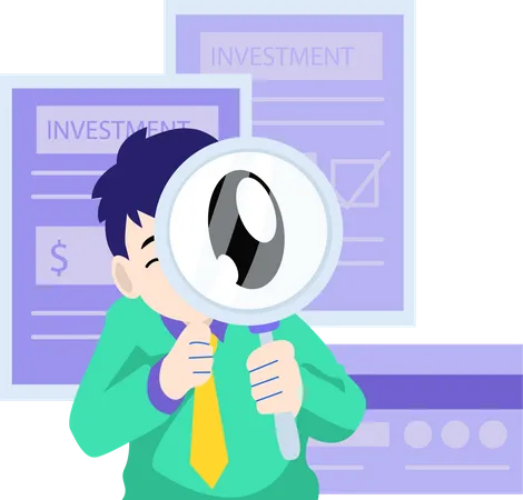 Looking for Investors  Illustration