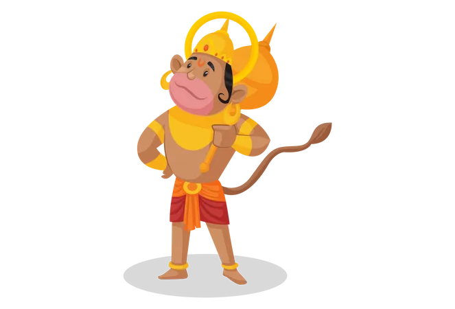Lord Hanuman Illustration