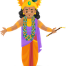 illustrations of god krishna