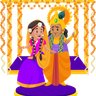 illustrations of radha krishna