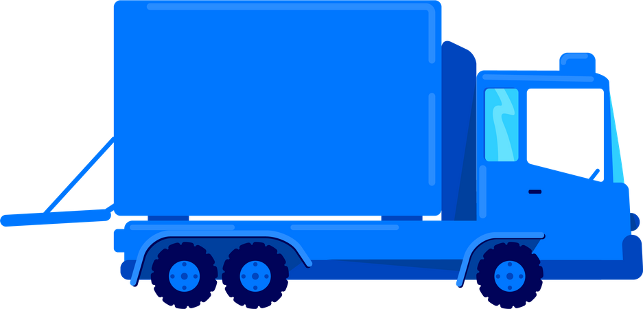 Lorry vehicle Illustration