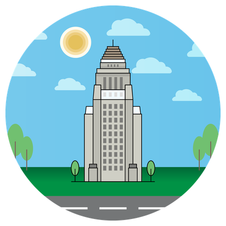 Los Angeles City Hall  Illustration