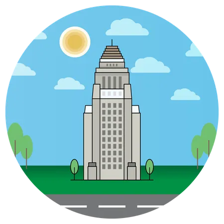 Los Angeles City Hall  Illustration