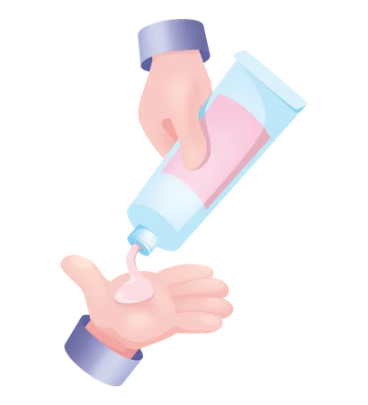 Lotion Tube  Illustration