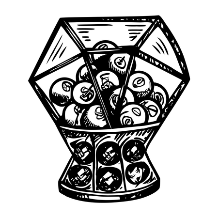 Lottery Draw  Illustration