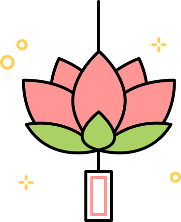 Lotus bloom  Illustration