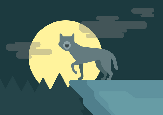 Loup  Illustration