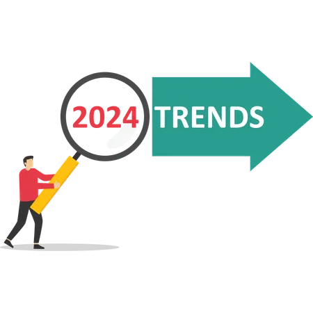 La loupe amplifie les tendances 2024  Illustration