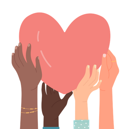 Love And Support  Illustration